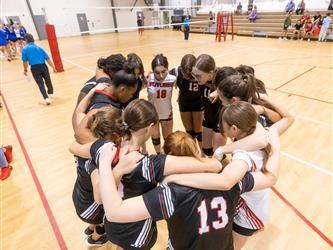 Team huddle