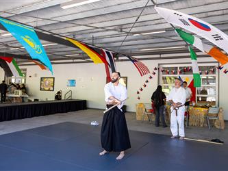 martial arts demonstration