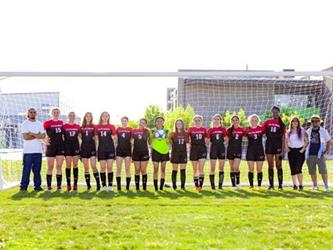Team photo in line