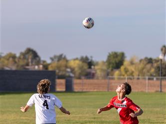 Futures Boy Soccer team playing game