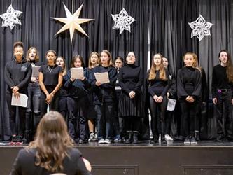 Singers on stage