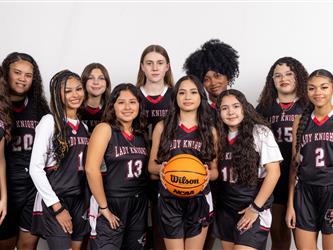 Futures Girls Basketball full team photo