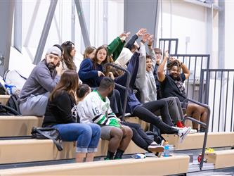 Futures Girls Volleyball team fans