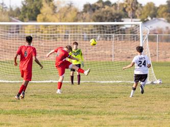 Futures Boy Soccer team playing game