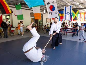 martial arts demonstration