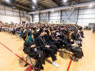 Audience listening to speaker