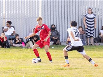 Futures Boy Soccer team playing game