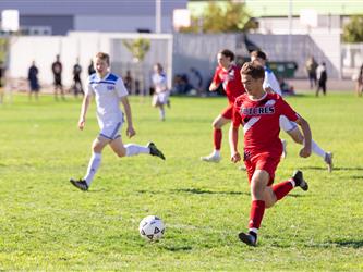 Player going on the offensive