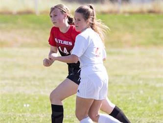 Two soccer players 