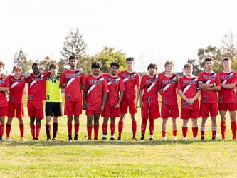 Team photo in line