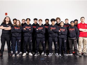 Wrestling team photo