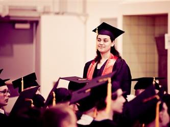 Student standing for recognition
