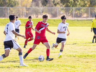 Futures Boy Soccer team playing game