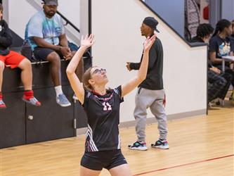 Serving the ball
