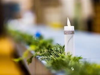 Christmas holly decorations