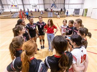 Team huddle