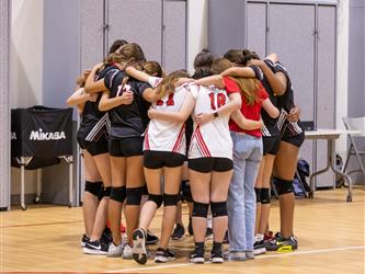 Team huddle