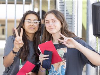 People posing for picture