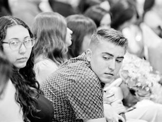 Families in audience