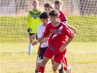 Futures Boy Soccer team playing game