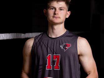Volleyball player posing