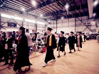 Students in line