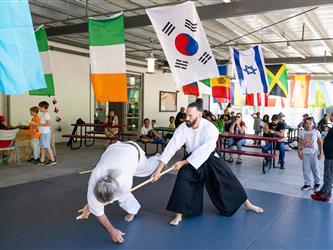 martial arts demonstration
