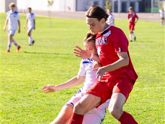 Defender blocking out attacker
