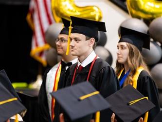 Students standing for recognition