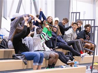 Futures Girls Volleyball team fans