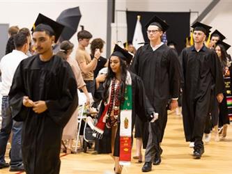 Students in line