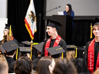 Students standing for recognition