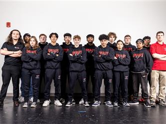 Wrestling team photo